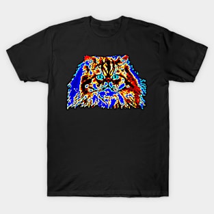 Glow Kitty Staring contest T-Shirt